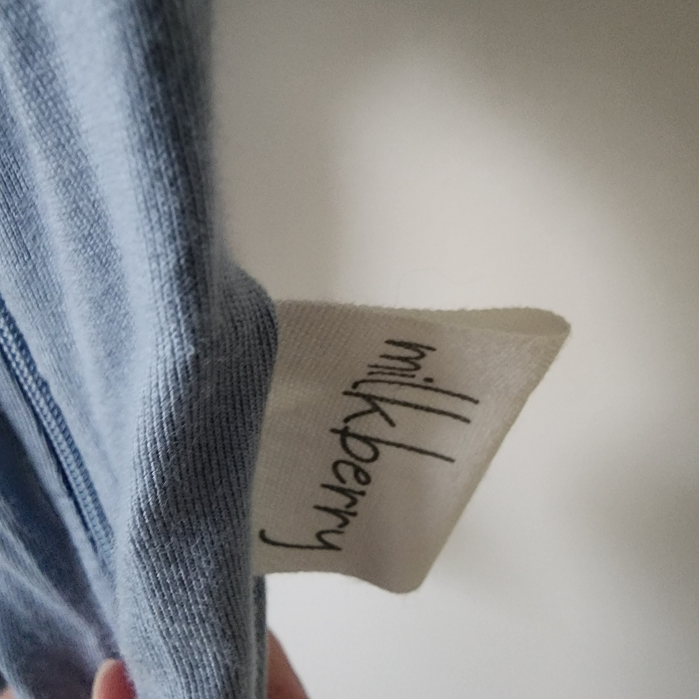 Milkberry Blue Baby Sleeper | 0-3M | NWT - Picture 6 of 7